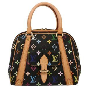 Louis Vuitton Black Monogram Multicolor Priscilla Handbag